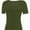 Olive green, variant on Women's Casual Short Sleeve Scoop Neck Summer Tops Ribbed Knit Slim Fit Tee Shirts