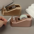 thumbnail image 3 of LEEYNEER1Pcs Small Desk Tape Dispenser with Weighted Non-Skid Base Suitable for 1 Inch Core Tape (Silver), 3 of 5