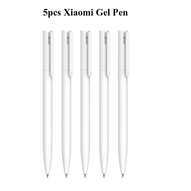 Senbaida Original Mi Gel Pen, Gel Pen, 0.5mm, Assorted Ink Colors Ink, 5 Count