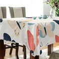 thumbnail image 5 of Yayeee Tablecloths 54" x 54" Rectangle Wrinkle Resistant Party Table Cover, Beige Butterflies, 5 of 8