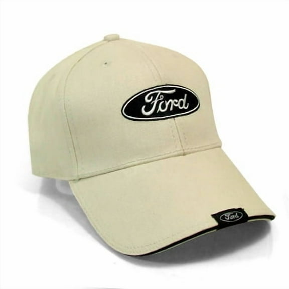 Ford Logo Tag Beige Baseball Cap