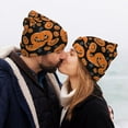 thumbnail image 5 of Disketp Halloween Pumpkins Winter Beanie for Men Women Beanie Knit Hat Cuffed Cap Beanie Knit Chunky Snow Cap, 5 of 6