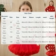 thumbnail image 3 of Girls Red Heart Knit Sweater Tutu Skirt Outfit Set for Kids to Kids 1-8 Years, Party Holiday Birthday Dress, Long Sleeve Top Elastic Waist,Size 5-6 T, 3 of 7