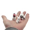 thumbnail image 2 of 12pcs Toy Figures for Garden Cake Decoration Cute Rabbit, 2 of 2