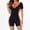 Orange, variant on Xfvqtps Womens Rash Guard Bathing Suit Zip up Short Sleeve Color Block Athletic One Piece Swimsuits Modest Surfing Swimwear Blue