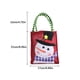 thumbnail image 5 of Bearachild Bolsa de Navidad Envoltura de regalos Embalaje Papá Noel Galleta Aplique Navidad Gran capacidad Bolso de lino Regalo para niños Kits de decoración para fiestas, 5 of 6