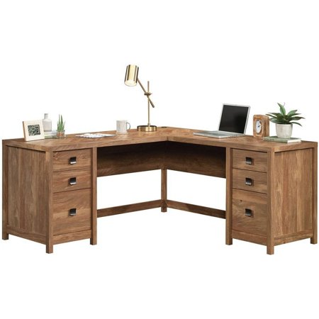 UPC: 0042666094009 | Sauder Cannery Bridge ® L-Shaped Desk with 6 Storage Drawers