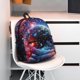 thumbnail image 5 of Fotbe Outer Space Floating Numbers And Letters Mochila Ligera Casual para Laptop para Hombres y Mujeres, Mochila Impermeable de Uso Diario, Mochila para Universidad, 5 of 6
