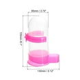 thumbnail image 2 of Uxcell 500ml Automatic Pigeon Feeder Bird Cage Waterer Hanging Drinker Water Dispenser, Pink 2 Pack, 2 of 5
