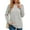 Light Gray, variant on OALUXE Long Sleeve Shirts for Women Fall Tunics Tops Casual Loose Fit Dressy Sweaters Blouses