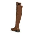 thumbnail image 3 of Women's Gold Zipper Design Lug Over The Knee Boots 19705, 3 of 6
