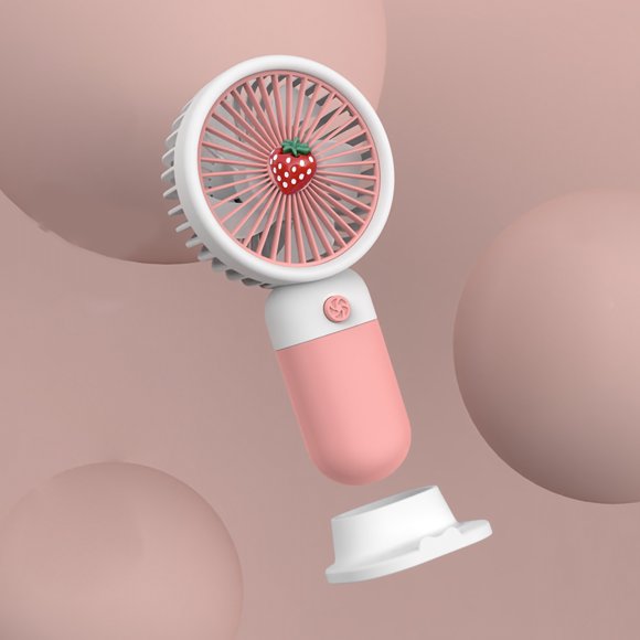 Ventilador de mano BuyWeek ABS y silicona portátil