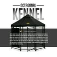 thumbnail image 2 of PET GAZEBO INDOOR AND OUTDOOR OCTAGONAL DOG KENNEL WITH POLYESTER COVER AND SIDE SUNSHADE, 5.5FT, 2 of 10
