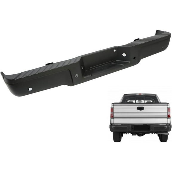SEBLAFF Rear Bumper Assembly Replacement for F150 W/Park 2009 2010 2011 2012 2013 2014 FO1103167