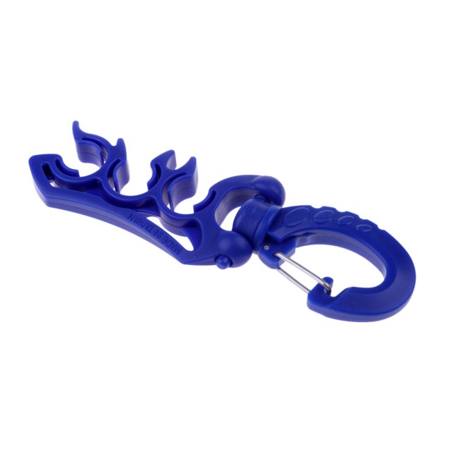Soporte de Equipo de Buceo Sunnimix BCD Retenedor Giratorio Plegable Snap Azul