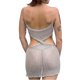 thumbnail image 5 of VISgogo Vestido de mujer, correa de espagueti sin mangas transparente cintura baja ahueca hacia fuera mini vestidos de tirantes VISgogo  moda, 5 of 8
