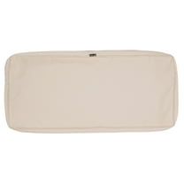 Classic Accessories Montlake FadeSafe Patio Bench/Settee Cushion Slip Cover - 3" Thick - Heavy Duty Outdoor Patio Cushion with Water Resistant Backing, 42"W x 18"D x 3"T