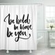 thumbnail image 1 of Cortina de ducha ABPHQTO Courage Be Bold Brave You 152x180 cm, 1 of 2