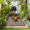 thumbnail image 4 of SHIQI-5'x8' Outdoor Rug Waterproof, Reversible Camping Mat, Plastic Straw Rugs for Patio, RV, Camper, Balcony, Backyard, Picnic, Deck (Coffee & Beige), 4 of 4