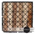 thumbnail image 3 of 3rd Street Inn Interlocking Acacia Wood Deck Tiles - Natural Finish - Straight Pattern Decking - 12"x12" (10 Pack), 3 of 5