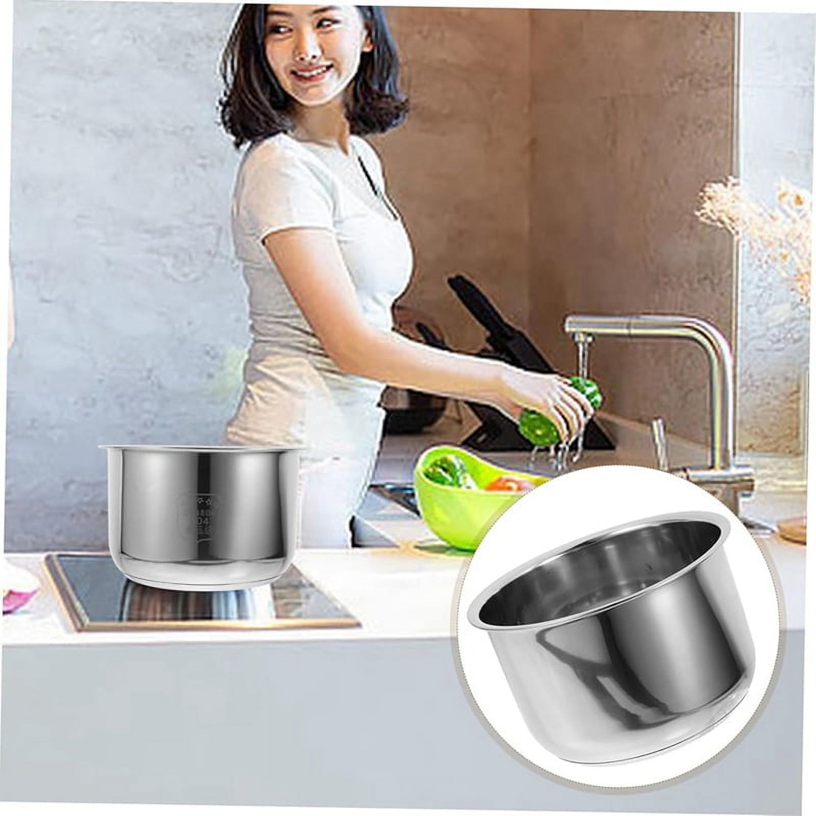 Rice Cooker Inner Tank Instant Cooker Inner Stove Rice Cooker Pot Cooking Pot Accessories Rice Cooker Stainless Steelpot