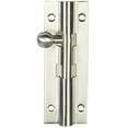 thumbnail image 2 of ssiskcon 10mm x 4" Inch Barrel Bolt Stainless Steel Long Door Surface Dutch Slide Lock Interior Sliding Latch (With Screws) Satin Ball Knob Heavy 32D(630) Round Section Defender Security(Pack Of 2), 2 of 9