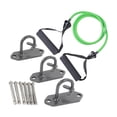 thumbnail image 1 of 3 anclajes de pared para bandas de resistencia con tornillos, ahorran espacio, con banda elástica para ejercicios. Banda Verde, 1 of 9