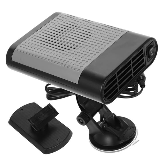 1 Set Small Portable Car Heater 12V Electric Defroster Fan Heater for Camping and Winter Use