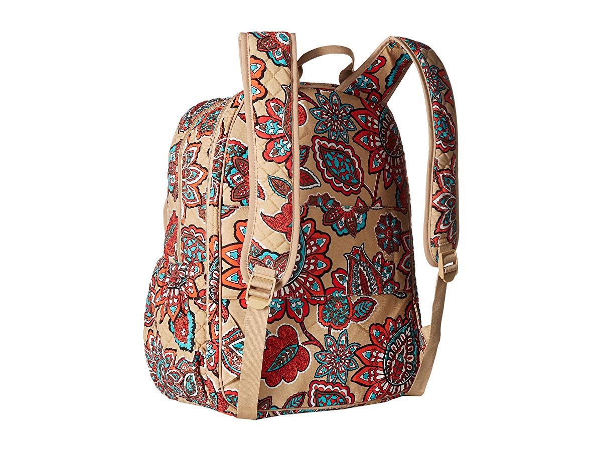 Iconic campus backpack Vera Bradley Iconic Campus Backpack Raspberry Medallion  main image 2