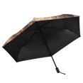 thumbnail image 5 of Alpaca with Rose Compact Sun Umbrella Windproof Travel Umbrellas for Rain Strong Portable UV Protection, 5 of 8