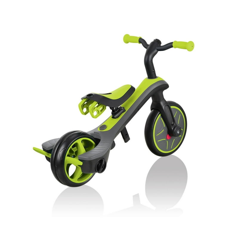 Globber 632-106 4-in-1 Trike Explorer, Lime Green, Baby Tricycle