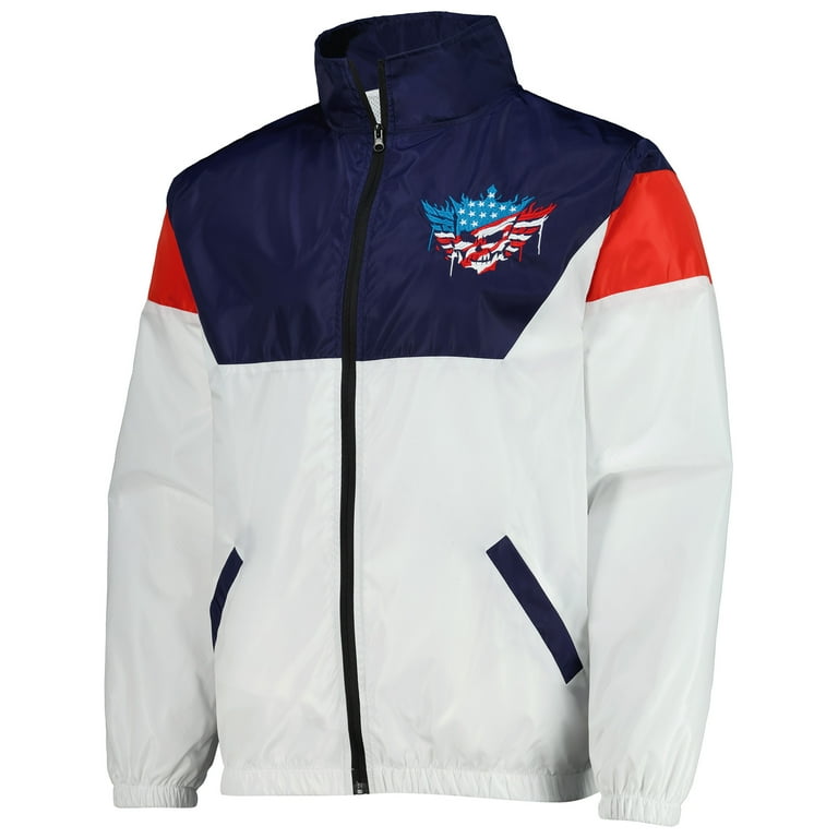 Men's White Cody Rhodes American Nightmare Full-Zip Windbreaker
