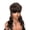 Brown, variant on Long Deep Wavy Synthetic Hair Wigs with Bangs for Women - Light Blonde Half-Tied Hair