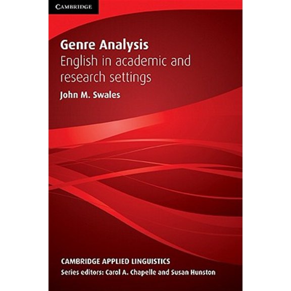 Pre-Owned Genre Analysis (Paperback) 0521338131 9780521338134