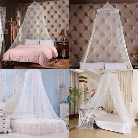 Mosquito Net, Elegant Bed Canopy, Ideal for Indoors or Outdoors, Covering Beds, Cribs,