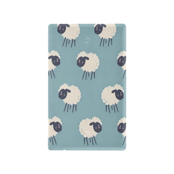 Switch Panel Switch Decoration 2.76x4.53x0.28 Inches Unused Outlet Cover Switch Plate Wall Plates Living Room Kitchen Bedroom Study Switches Cute Sheep