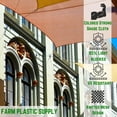 thumbnail image 2 of Farm Plastic Supply - Sand/Tan Shade Cloth - 85% - Mesh Fabric for Fence Privacy Screen, Garden Shade, Mesh Fence Screening, Shade Cloth Rolls, Wind Screen (20' x 125'), 2 of 5