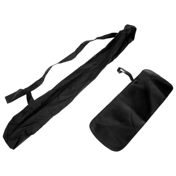 AURARMLET 2-Pack Black Umbrella Carrier with Rain Absorption, Water-Resistant Umbrella Sleeve for Travel and Outdoor Use