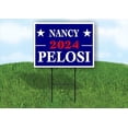 thumbnail image 1 of NANCY PELOSI 2024 18 in x 24 in Yard Sign Road Sign with Stand, Single Sided, 1 of 1