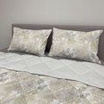 thumbnail image 2 of Vintage Comforter & Sham Bedding Set, Pattern of Chrysanthemum Flowers with Retro Inspirations Flourishing Nature Design, 3 pcs Duvet Set Microfiber Filling Quilt, 5 Sizes, Taupe Beige, by Ambesonne, 2 of 4