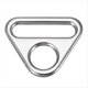 thumbnail image 5 of Ajustador de Hebilla Triangular, Ajuste de Anillo D Triangular con Abrazadera Giratoria de Varilla para Correas Correa para Mochila Escolar Correa A, 5 of 5