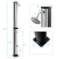 thumbnail image 3 of Gymax Douche d'Extérieur à Énergie Solaire de 7,2 Pi, 10 Gallons, à 2 Sections, avec Pomme de Douche à Rotation Libre, 3 of 10
