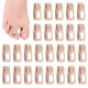 thumbnail image 1 of Férula alisadora de dedos: 26 vendas para dedos rotos, separador ortopédico de soporte, vendaje acolchado, alisador de dedos para curar, hallux valgus correcto (beige) Rojo Verde, 1 of 6