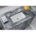 thumbnail image 3 of Undermount 21 in. Glazed Porcelain Trough Bathroom Sink in Biscuit, 3 of 3