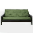 thumbnail image 2 of Sorra Home Trupedic Solid Velvet Indoor Futon Mattress Aloe 38 in W x 75 in D x 10 in H, 2 of 5