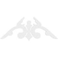 thumbnail image 2 of Ekena Millwork 48"W x 22"H x 1"P (11/12) Pitch Milton Architectural Grade PVC Gable Pediment, 2 of 5