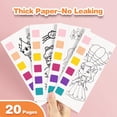 thumbnail image 4 of Libros para colorear con agua Kidcraft, paquete de 3 con juego de pinturas, 4 of 7