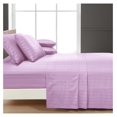 thumbnail image 3 of saney King Stripe Sheet Set - Luxury Hotel 1800 Premier Bedding Sheets & Pillowcases - Ultra Soft Breathable & Cooling Bed Sheets - Wrinkle Resistant - 6 Piece Set - King, Lavender, 3 of 7