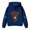 2 Navy, variant on Gyujnb Youth Hoodie Shaggy Cow Print Cool Warm Versatile Pullover for Daily Casual Outings (Toddler, Big Boys),11-12 Years