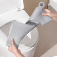 thumbnail image 7 of EVA Toilet Seat Cover with Handle | Rainproof & Washable Soft Cushion | Gray Pin-Blue Green | Standard Size 41x38cm | 1-Piece Comfort Toilet Seat Ring, 7 of 7